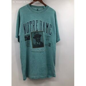 Unisex Galt Sand Aqua Notre Dame Fighting Irish Tee Shirt - Size Medium